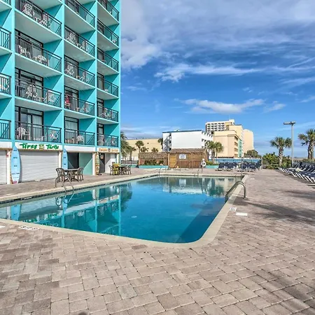 Oceanfront Myrtle Beach Condo With Resort Pool! Exterior foto